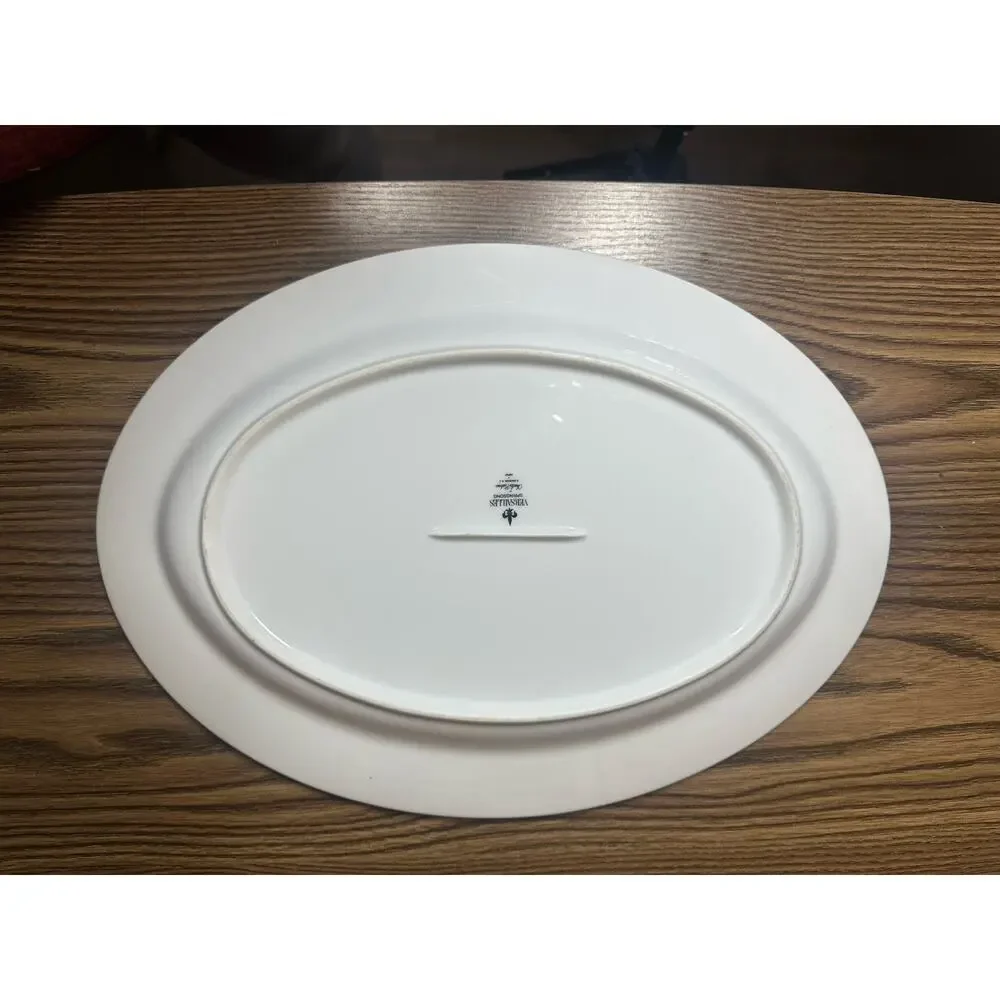 Versailles Spring Song Oval Serving Platter Plate Charles Bishop 16.5